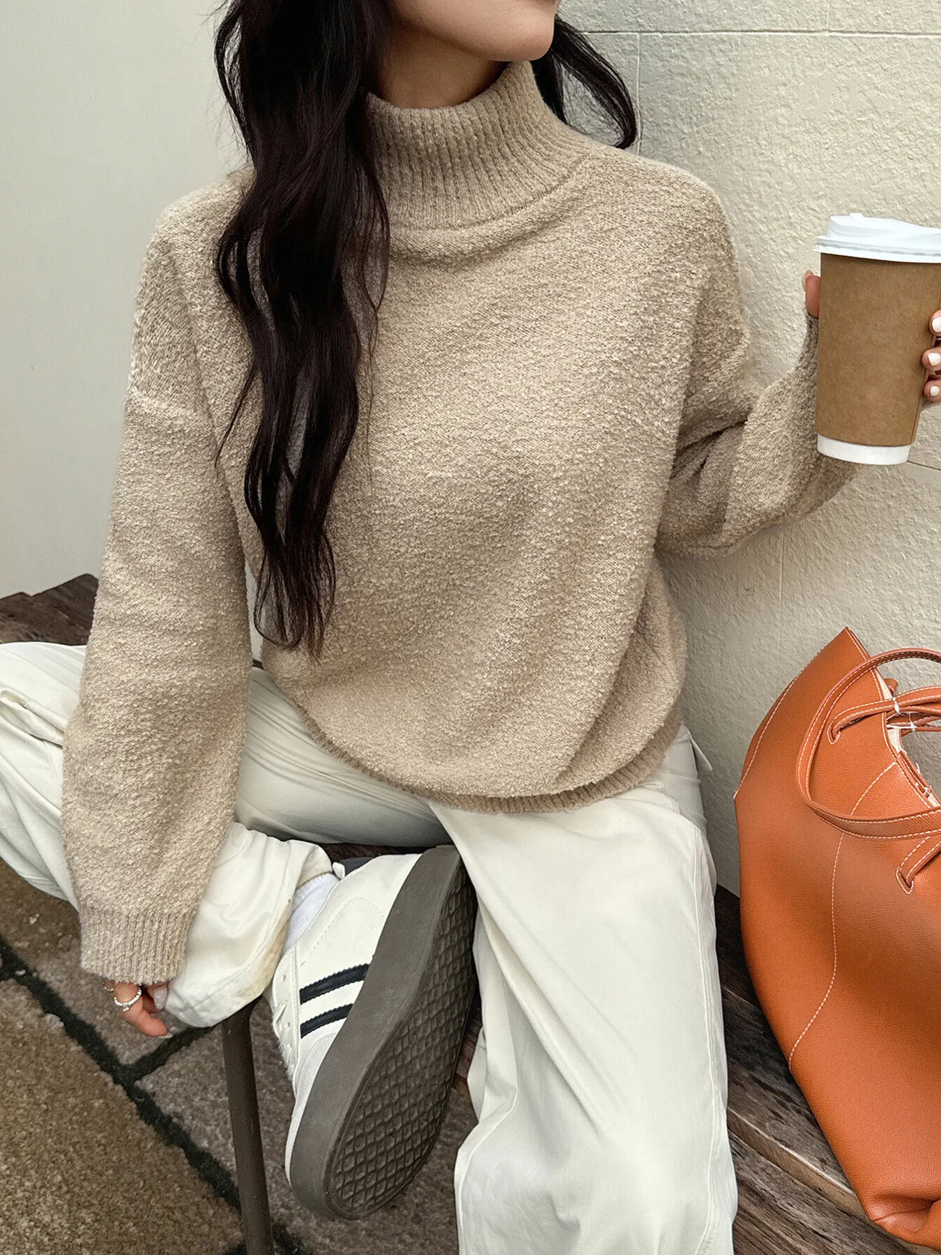 Turtleneck Long Sleeve Sweaters